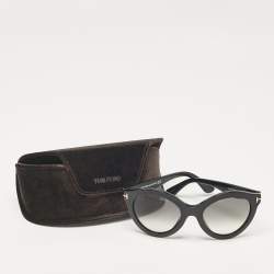 Tom Ford Black Gradient Chiara TF359 Cat Eye Sunglasses