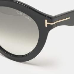 Tom Ford Black Gradient Chiara TF359 Cat Eye Sunglasses