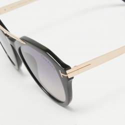 Tom Ford Black Gradient Lisa TF576 Aviator Sunglasses