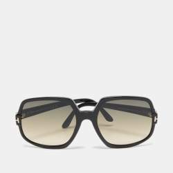 Tom Ford Black Gradient TF 992 Delphine-02 Oversized Sunglasses