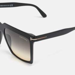 Tom Ford Black Gradient  Sabrina-02 TF764 Square Sunglasses
