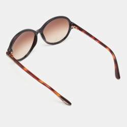 Tom Ford Brown Gradient TF343 Milena Round Sunglasses