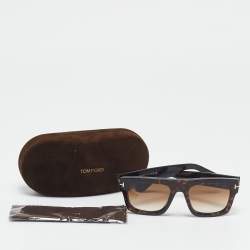 Tom Ford Brown Tortoiseshell Effect TF771 Square  Sunglasses