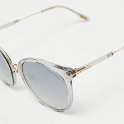 Tom Ford Grey Gradient TF727-K Cat-Eye Sunglasses