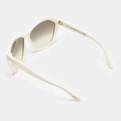 Tom Ford Ivory White/Brown Gradient TF317 Angelina Butterfly Sunglasses