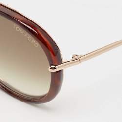 Tom Ford Brown Gradient TF109 Cyrille Aviator Sunglasses