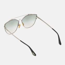 Tom Ford Green Gradient Jacquelyn TF563 Cat Eye Sunglasses