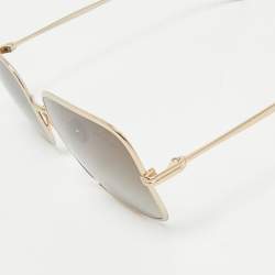Tom Ford Gold Tone/Brown Gradient CH0055S Square Sunglasses