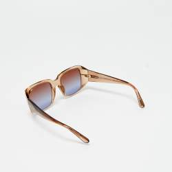 Pre Owned Tom Ford Brown Gradient TF1035 Ryder 02 Square Sunglasses