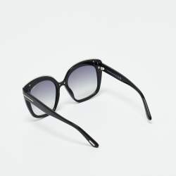Pre Owned Tom Ford Black Gradient TF944 Chantalle Butterfly Sunglasses