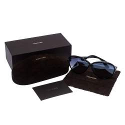 Pre Owned Tom Ford Black/Grey Gradient TF454 Tamara Butterfly Sunglasses