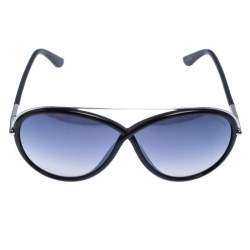 Pre Owned Tom Ford Black/Grey Gradient TF454 Tamara Butterfly Sunglasses
