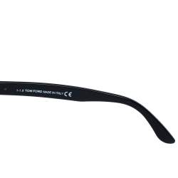 Pre Owned Tom Ford Black/ Bordeaux Gradient FT0502/S Amarra Wayfarer Sunglasses