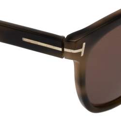 مملوكة مسبقًا Tom Ford Blonde Havana/ Brown TF516 Holt Sunglasses