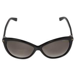 Pre Owned Tom Ford Black/ Grey Gradient TF 325 Cateye Sunglasses
