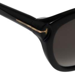 Pre Owned Tom Ford Black/ Grey Gradient TF 325 Cateye Sunglasses