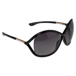 Tom Ford Black / Smoke Gradient Polarized FT0009 Whitney Oversized Sunglasses  Tom Ford | TLC