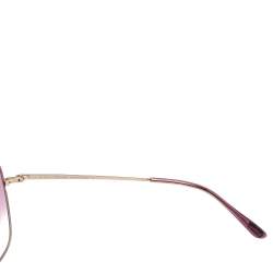 مملوكة مسبقًا نظارة شمسية توم فورد "تي أف008 كوليت" فراشة غرادينت وردي و لون ذهبي وردي