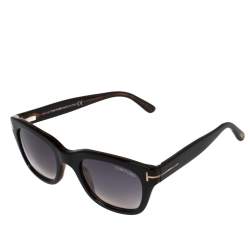 Pre Owned نظارة شمسية توم فورد TF237 سنودون رصاصي و أسود