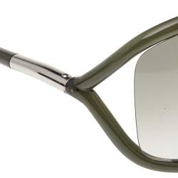 مملوكة مسبقًا Tom Ford Green/Green Gradient TF9 Whitney Sunglasses
