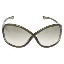 مملوكة مسبقًا Tom Ford Green/Green Gradient TF9 Whitney Sunglasses