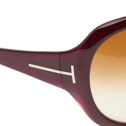 Tom Ford Purple/Brown Gradient TF65 Sabine Sunglasses