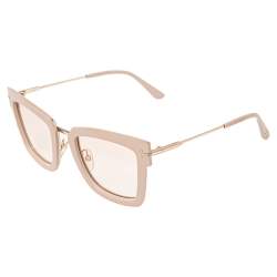 Pre Owned نظارة شمسية توم فورد لارا -02 مربعة بيج