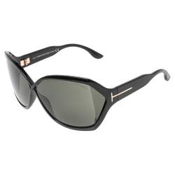 مملوكة مسبقًا نظارة شمسية توم فورد جولياني كبيرة الحجم سوداء