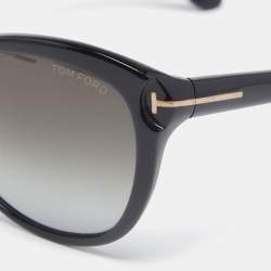 Pre Owned Tom Ford Black Gradient Telma TF 325 Cateye Sunglasses