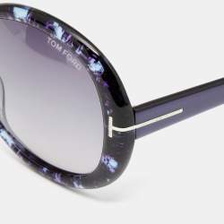 Pre Owned Tom Ford Purple/Grey Gradient TF388 Gisella Sunglasses