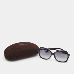 Tom Ford Black TF328 Carola Oversized Sunglasses