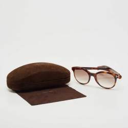 Tom Ford Brown Tortoise Riley Wayfarer Sunglasses