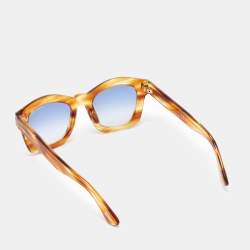 Tom Ford Brown/Blue Greta Gradient Sunglasses