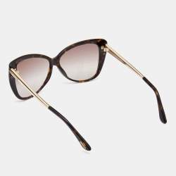 Tom Ford Brown Tortoise Reveka Gradient Sunglasses
