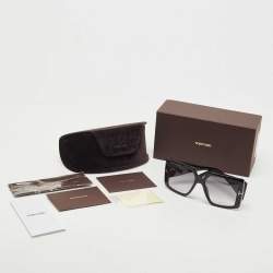 Tom Ford Black Quinn Gradient Sunglasses
