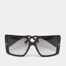 Tom Ford Black Quinn Gradient Sunglasses