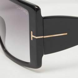 Tom Ford Black Quinn Gradient Sunglasses