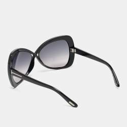Tom Ford Black Gradient Jade TF277 Butterfly Sunglasses