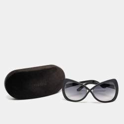Tom Ford Black Gradient Jade TF277 Butterfly Sunglasses