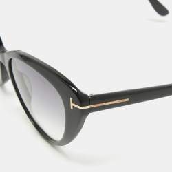 Tom Ford Black Gradient TF869 Harlow Cat Eye Sunglasses