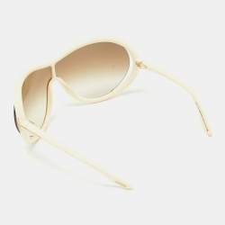 Tom Ford Off White Gradient FT267 Shield Sunglasses