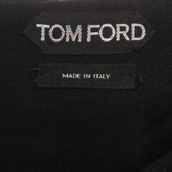 Pre Owned Tom Ford Black Wool Knit Mini Skirt M