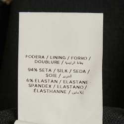 Pre Owned Tom Ford Black Wool Knit Mini Skirt M
