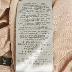 Pre Owned Tom Ford Champaign Pink Jersey One Shoulder Evening Dress XXS 