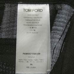Pre Owned Tom Ford Black Knit Balloon Pants XS