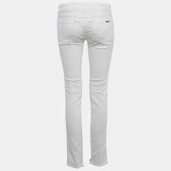Pre Owned Tom Ford White Denim Skinny Jeans M/Waist 29"