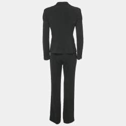 Pre Owned Tom Ford Black Crepe Blazer & Pants S