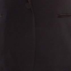 Tom Ford Black Fringed Back Detail Tailored Blazer S 