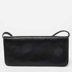 Tom Ford Black Leather Natalia Convertible Clutch