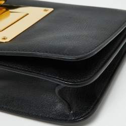 Tom Ford Black Leather Natalia Convertible Clutch